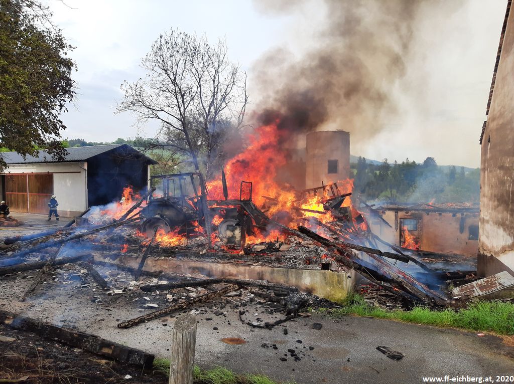 Wirtschaftsgebäudebrand Vorau